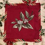 Longaberger  Christmas poinsettia &Holly print bag Photo 1
