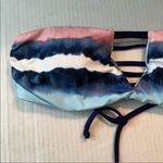 Splendid Tie Dye Stripe Reversible Soft Cup Bandeau Bikini Top S NWT Blue Pink Photo 11