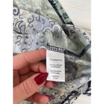 Allison Andrews Blue Paisley Long Sleeve Crochet Collar Sheath Dress Size 3X Photo 5