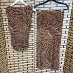 Jane + Delancey Brown And Black Mesh Skirt Set Size Small‎ Photo 1