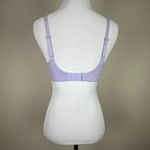 Victoria's Secret  Bra 34DD Purple Body By Victoria Unlined Demi Semi-Sheer Floral Photo 4