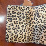 NWT Genuine Leather Fur Leopard Print Passport Holder Photo 5