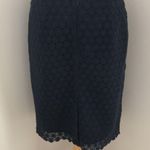 Cynthia Rowley Navy Blue Eyelet Pencil Skirt Sz 6 Photo 3
