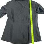 Vince Fitted Shaped Sleeve V-Neck Blouse Photo 11