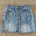 American Eagle High Waisted Jean Skirt Photo 0