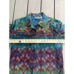 Chico's Chico’s design Jacket M (1) native american design embroidery denim  Y2k Photo 2