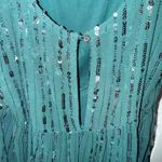 Altar'd State  Green Dress Sparkly  Photo 1