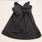 Lands' End Black Long Slender Suit Wrap Mini Swim Dress One Piece Size 24 DDD Photo 6