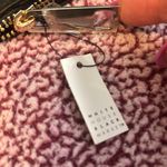 White House | Black Market Black floral envelope clutch wristlet Photo 8