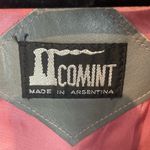 COMINT Genuine Leather Jacket Made in Argentina Size 9/10 Gray Vintage 1980s Photo 6