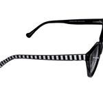 Betsey Johnson NWT Betsy Johnson Allure Black & White Stiped Cat Eye Women’s Frames EyeGlasses Photo 2