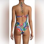 Farm Rio Chevron Toucans One Piece, size Medium, $189 Photo 7