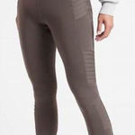 Athleta Delancey Moto Tight Coffee House Taupe Size XS Photo 0