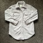 Joie  Oversized Lavender Fleece Shacket Size S Photo 0