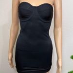 Elegant Vintage Black Strapless Bodycon Shapewear Dress Size undefined Photo 0