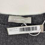 Everlane Wool Blend Yak Ribbed Full Coverage Crop Tank Top Gray L Photo 4