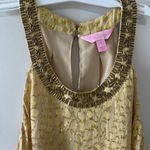 Lilly Pulitzer Gold Halter Top S Photo 4