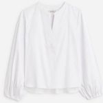 Madewell NWT  White V-Neck Long-Sleeve Top - Size: XXS Photo 11