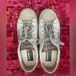 Golden Goose  Beige Star Sneakers with Silver Laces Photo 1