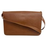 Circus by Sam Edelman  Boho Faux Leather Crossbody Clutch Brown Bag 11x7 Inch Photo 1