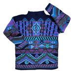 Sigrid Olsen Vintage 80s/90s  Abstract Coogi Style Mockneck Pullover Knit Sweater Photo 0