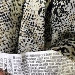 Endless Rose Snake Sleeve Surplice Top Womens M Black Tan Long Sleeve Gothic Photo 6