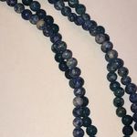 2 Elegant Blue Semi Precious Stones Beaded Boho Necklaces Photo 5