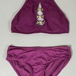 Coco reef and Bleu Rod Beattie Purple Bikini Swim Top and Bathing Suit Bottoms Swimwear Coords Matching Set Size S 💜 Photo 1