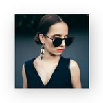 new Laser Cut Round Metal Mirror Lens Sunglasses ☀︎︎ Shiny Black / Silver Lens Photo 4