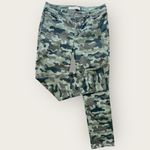 Vintage America Camouflage Print Skinny Jeans(982) Green Size 30 Photo 3