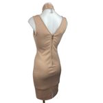 Windsor  Cream Front Cutout Halter Neck Sleeveless Party Cocktail Sheath Dress S Photo 1