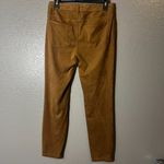 Brown Faux Suede Luxe Taylor Pants (Size Medium) Tan Photo 2