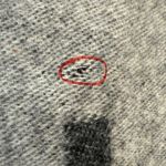 Isaac Mizrahi gray scarf wrap with black fringes 59" length Photo 7