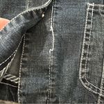 Live a Little  women's jean jacket size large, pit to pit 21", length 22" Photo 2