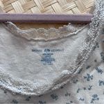 Brandy Melville  dainty‎ floral lace trim tank top Photo 3