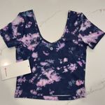 Lululemon Align Tee Navy & Pink Tie Dye 4 Photo 1