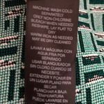 White House | Black Market Green Black Patterned Fabric knit fit & flare dress S Photo 7