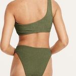 J.Crew Textured curved-waist cheeky bikini bottom | NWT | XS Photo 5