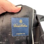 Brooks Brothers  Black Windowpane Print Cropped Blazer Wool Size‎ 2P Petite Photo 10