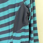 Lululemon  Size 6 Top Base Runner Long Sleeve Micro Macro Stripe Surge Inkwell Photo 9