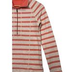 Tommy Bahama Pullover Top Womens Medium Orange Stripe Reversible Half Zip Preppy Photo 7