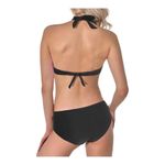 Women's Black Deep V Photo 1