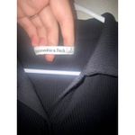 Abercrombie & Fitch NWOT Black Ruched Ribbed Long Sleeve Midi Dress Photo 5