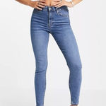 Topshop jamie jeans in mid blue Photo 0