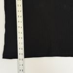 Madewell  Ribbed Long-Sleeve Boatneck Top WMNS XL Black Pullover Stretch Slim Fit Photo 3