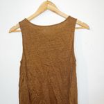 Everlane  neutral tan brown 100% linen women’s tank top Photo 7