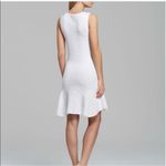Theory Nikayla Mega White Jacquard Sleeveless Fit and Flare Dress Size M Photo 1