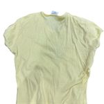 Odd Future  Light Yellow Floral Crop Top Photo 2