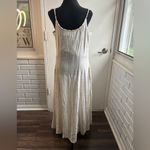 Calypso St. Barth  Linen Blend Beaded Maxi Dress Photo 8