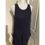 Lilla P Dress Womens Small Navy Blue Sleeveless Drawstring Waist Pockets Casual Photo 1